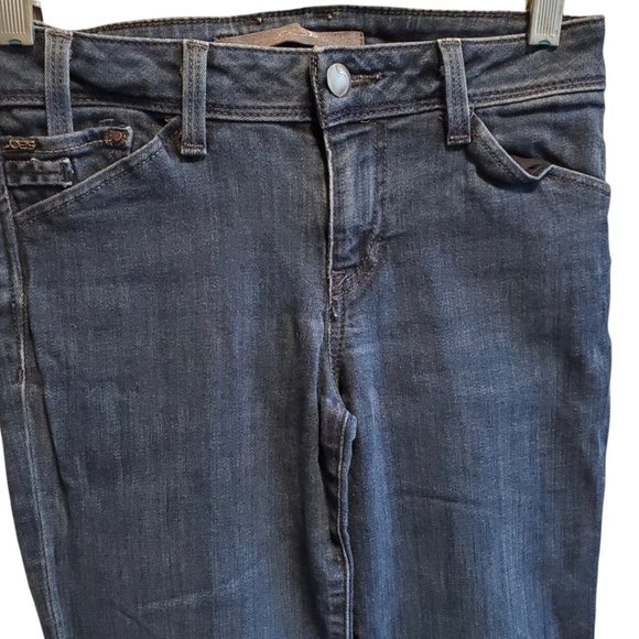 Joes Jeans Honey Straight Leg Size W25 Blue Stretch Dark Wash Mid Rise Inseam 31 - Picture 7 of 11